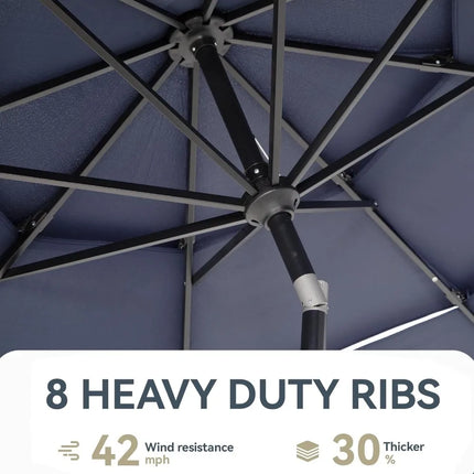 FurnitureZ l 10ft Outdoor Patio Umbrella