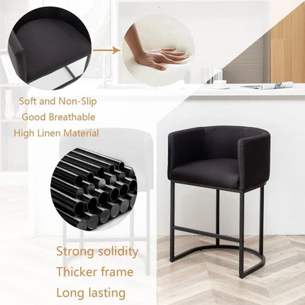 FurnitureZ l  Counter Height Bar Stools Set of 3 for Dining Room