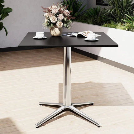 FurnitureZ l  Square Dining Table for 4 for Dining Room, Outdoor