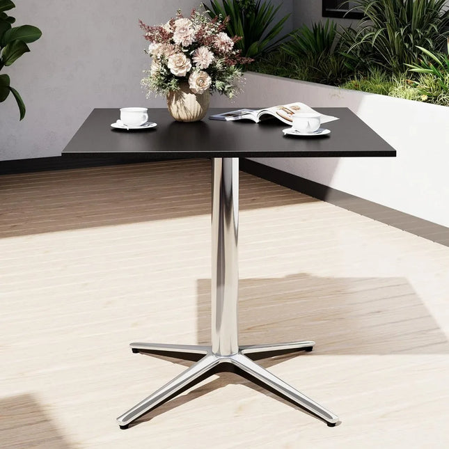 FurnitureZ l  Square Dining Table for 4 for Dining Room, Outdoor