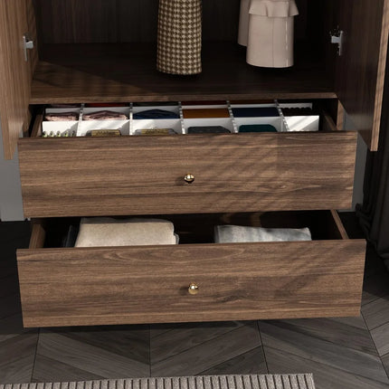 FurnitureZ l  Double Door Armoire for Bedroom