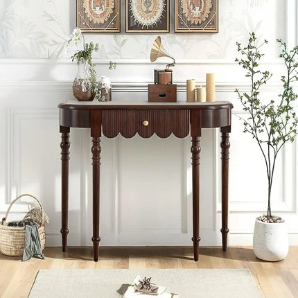 FurnitureZ l  Solid Wood Console Table for Dining Room