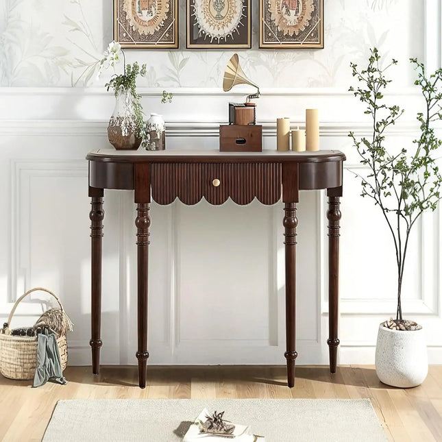 FurnitureZ l  Solid Wood Console Table for Dining Room