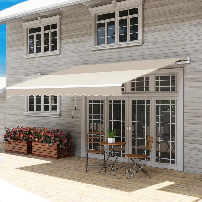 FurnitureZ l 12' x 10' Awning for Outdoor