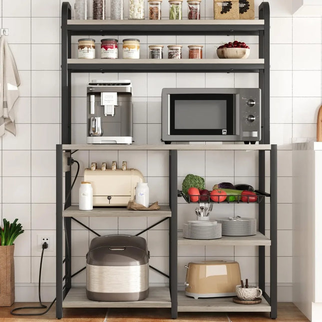 FurnitureZ l Bakers Rack for Kitchen, Dining Room