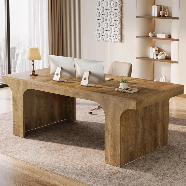 FurnitureZ l  70.87" Executive Office Desk for Home Office