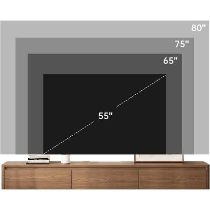 FurnitureZ l  Farmhouse Style Wall-Mounted TV Stand for Living Room, Bedroom