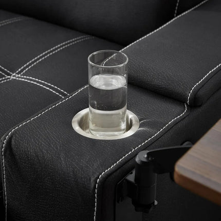 FurnitureZ l  90" Ultra-fine Fiber Segmented Sleeper Sofa with Pull-Out Bed for Living Room