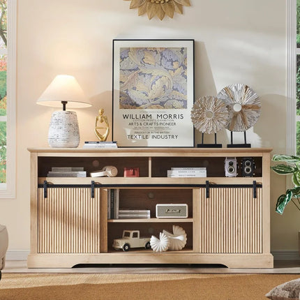 FurnitureZ l  Modern 75" TV Stand for Living Room, Bedroom