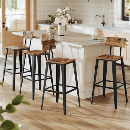 FurnitureZ l  Set of 4 Bar Stools for Dining Room