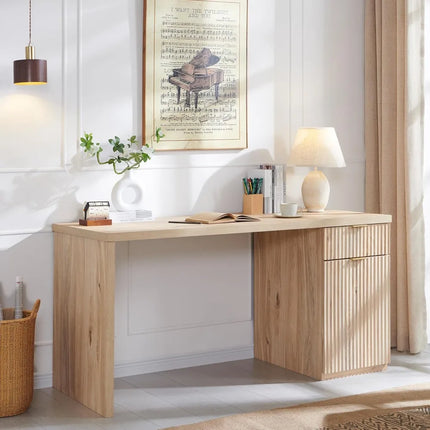 FurnitureZ l  60" Modern Executive Desk for Home Office