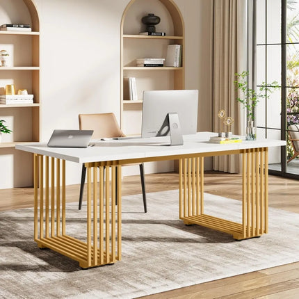 FurnitureZ l  70.9" Modern Office Desk for Home Office