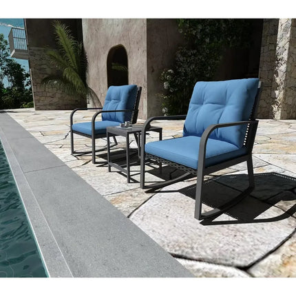 FurnitureZ l  3 Piece Patio Furniture Set for Outdoor