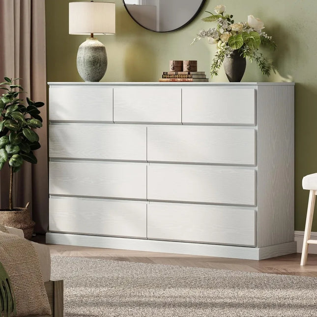 FurnitureZ l  Modern Farmhouse Style Dresser for Bedroom, Dressing Room
