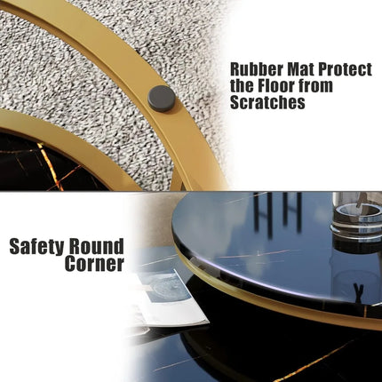 FurnitureZ l  Modern Nesting Coffee Tables Set for Living Room