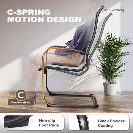 FurnitureZ l  Patio Dining Chairs Set of 2 for Outdoor