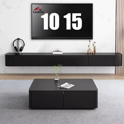 FurnitureZ l  Wall-Mounted TV Stand for Living Room, Bedroom