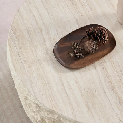 FurnitureZ l  35.43" Round Coffee Table Series for Living Room