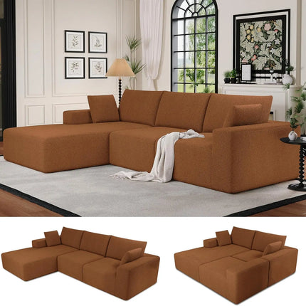FurnitureZ l  108”Modular Sectional Sofa for Living Room