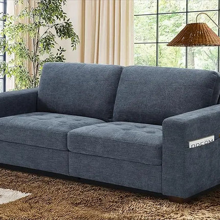 FurnitureZ l  Chenille Loveseat Couch Sofa Set for Living Room