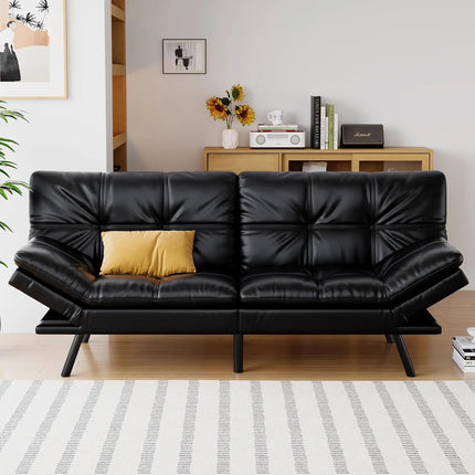 FurnitureZ l  Futon Sofa Bed Convertible Couch for Living Room