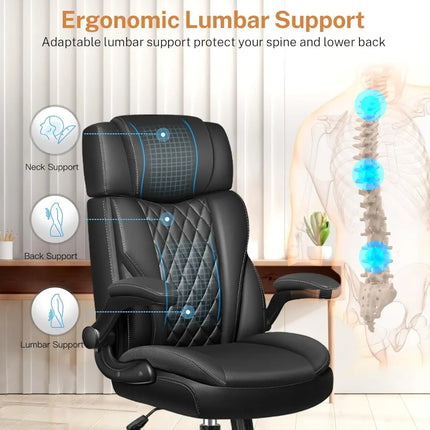 FurnitureZ l  Office Chair Flip Up Arms for Home Office