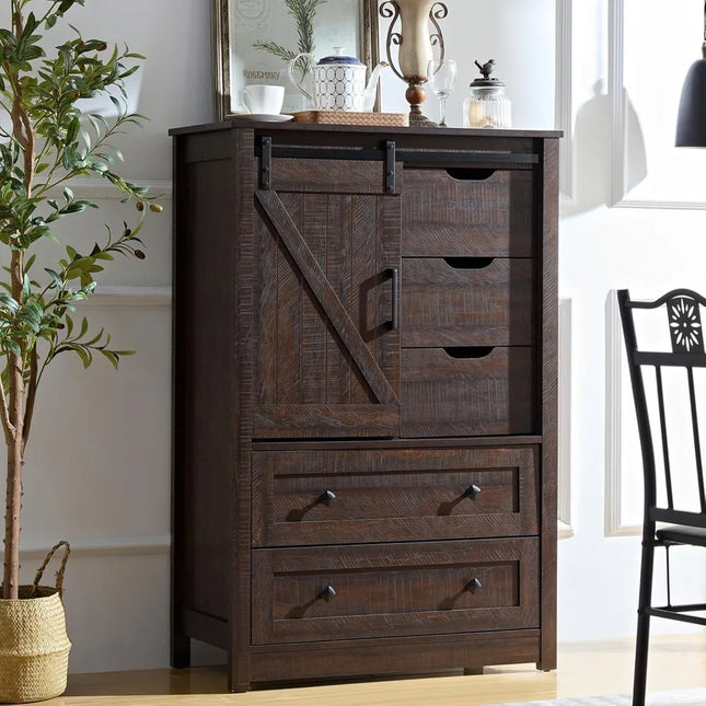 FurnitureZ l  Rustic Dresser for Bedroom, Dressing Room