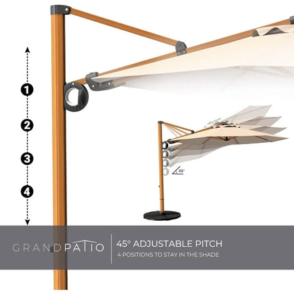 FurnitureZ l  Grand patio 10FT Patio Umbrella for Outdoor