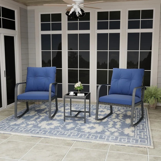 FurnitureZ l  3 Piece Patio Furniture Set for Outdoor