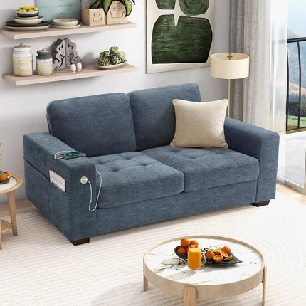 FurnitureZ l  89" Modern Comfy Sofa for Living Room