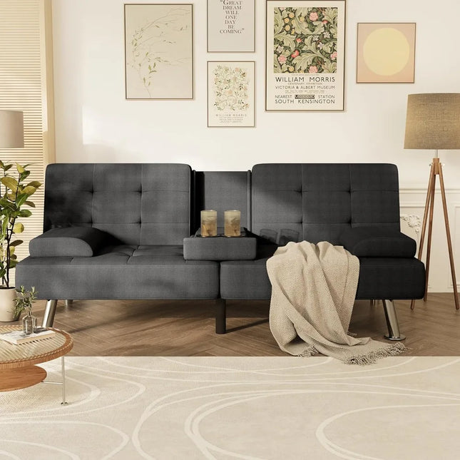 FurnitureZ l  Futon Sofa Bed for Bedroom