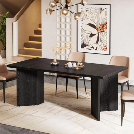 FurnitureZ l  63" Dining Table for 4-6 for Dining Room
