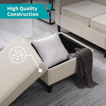 FurnitureZ l  78" 3 Pcs Sectional Couches for Living Room