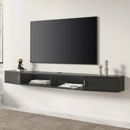 FurnitureZ l  Modern Floating TV Stand for Living Room, Bedroom