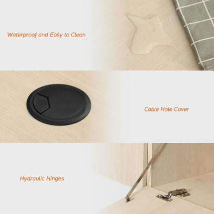 FurnitureZ l  Modern Wall-Mounted TV Stand for Living Room, Bedroom