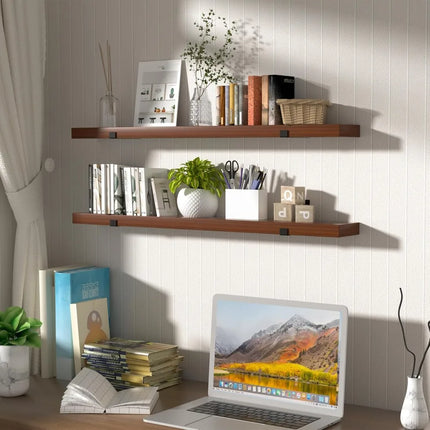 FurnitureZ l  Wall-Mounted Floating Shelf for Kitchen, Home Office