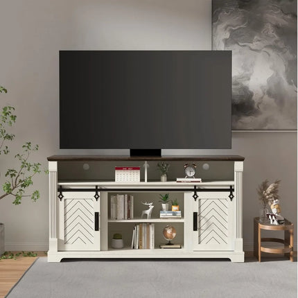 FurnitureZ l  Rustic 65+ Inch TV Stand for Living Room
