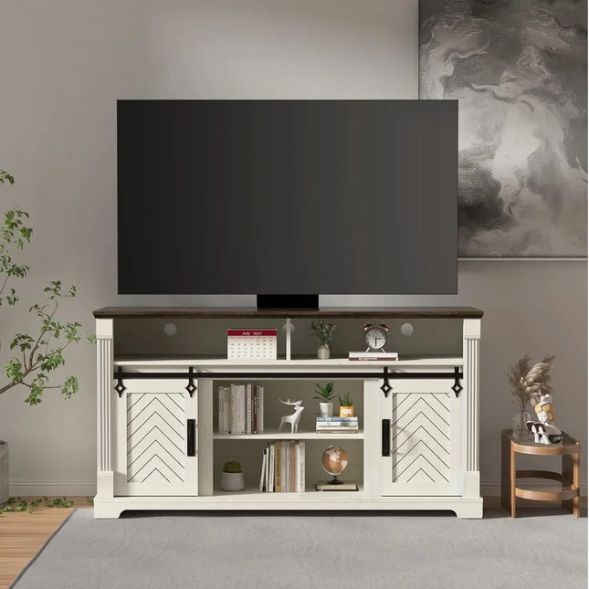 FurnitureZ l  Rustic 65+ Inch TV Stand for Living Room