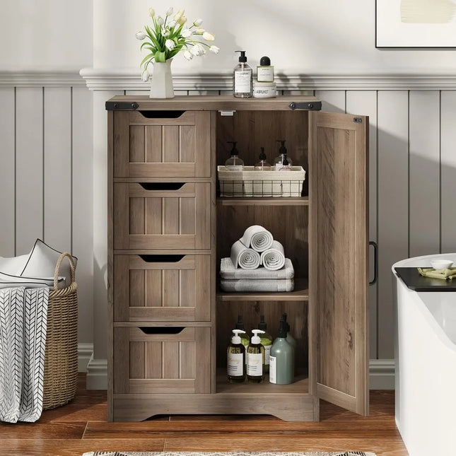 FurnitureZ l  Farmhouse Cabinet for Dressing Room, Bathroom