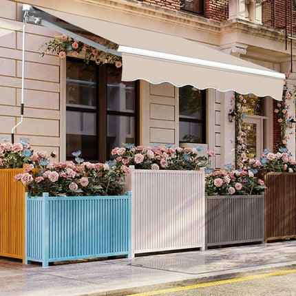 FurnitureZ l  13.1'x8.2' Patio Awning for Outdoor