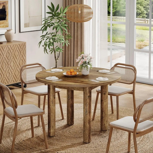 FurnitureZ l  Round Dining Table for 2-4 for Dining Room