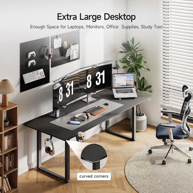 FurnitureZ l  63x30" Rectangle Stand Up Desk for Home Office