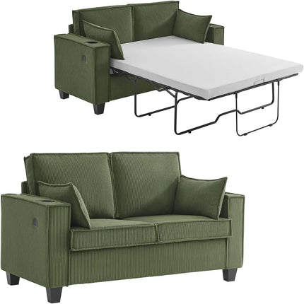 FurnitureZ l  Pull Out Sofa Bed, Sleeper Sofa Couch for Bedroom