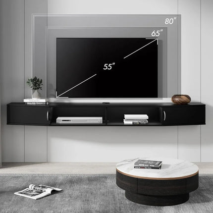 FurnitureZ l  Modern Floating TV Stand for Living Room, Bedroom
