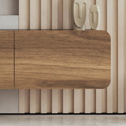 FurnitureZ l  Modern Mid-Century Floating TV Stand for Living Room, Bedroom