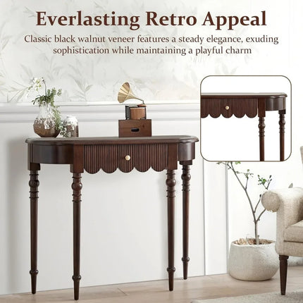 FurnitureZ l  Solid Wood Console Table for Dining Room