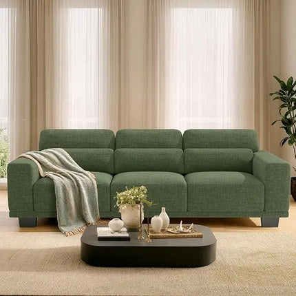 FurnitureZ l  89" 3 Seater Modern Sofa Couch for Living Room