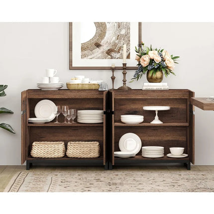 FurnitureZ l  Modern Multifunctional Sideboard Buffet Cabinet for Living Room, Dining Room