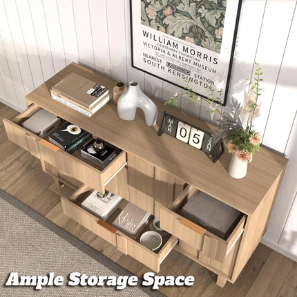 FurnitureZ l  Contemporary 3D Geometric Door Sideboard for Living Room, Dining Room