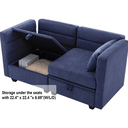 FurnitureZ l  Loveseat Sofa for Living Room